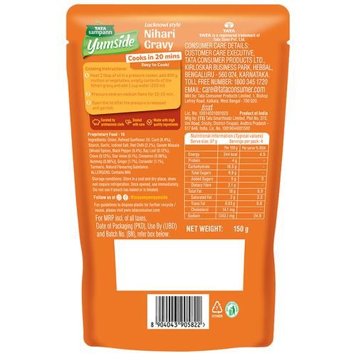 Tata Sampann Yumside Lucknowi Style Nihari Gravy- Ready To Cook, 150 g-2.webp